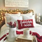 FestiveMinimalistChristmasBedroomIdeasLadyDecluttered