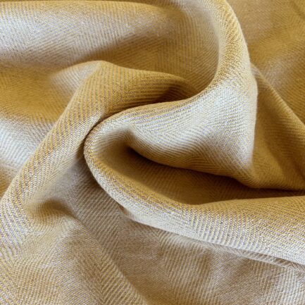 wheat herringbone belgian linen/cotton