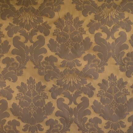 Bronze French Damask Cotton