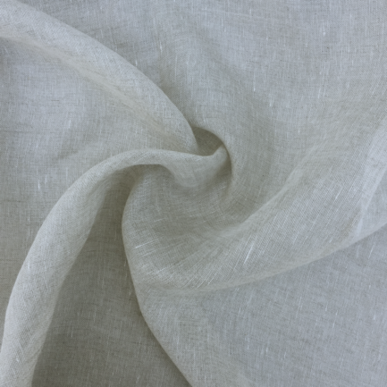 salt and pepper sheer belgian linen