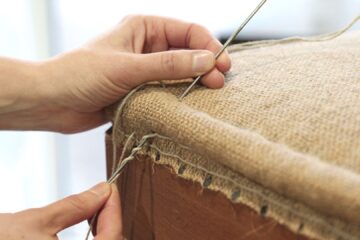 upholstery stitching on chair