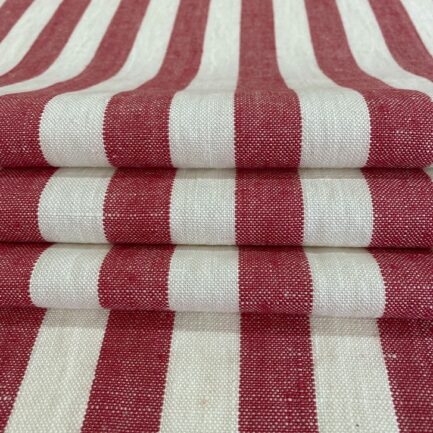 candy stripe belgian linen