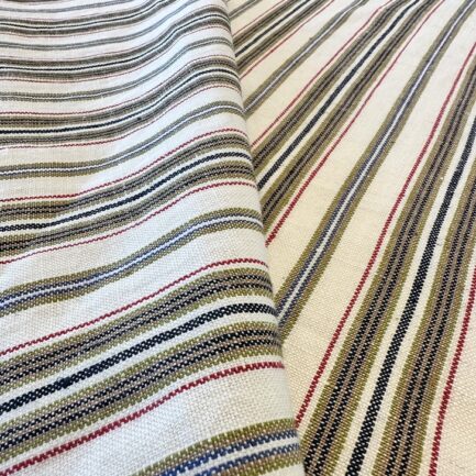 Multi Stripes Belgian Linen