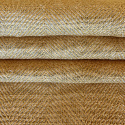 wheat herringbone belgian linen/cotton