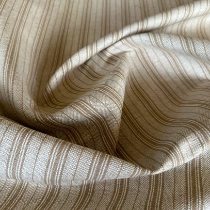 cappuccino ticking french linen/cotton